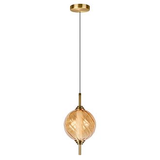 Подвесной светильник *15*-27,5 см, 1*LED*30W, 4000K, LOFT IT Helix 10421/B Amber, бронзовый