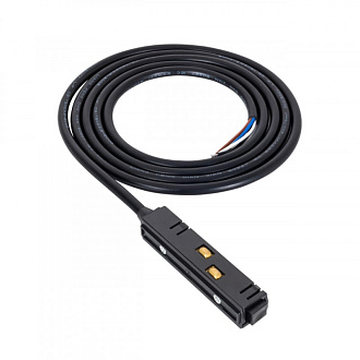 Коннектор-токоподвод для шинопровода 200 см Arte Lamp LINEA-ACCESSORIES A480206 черный