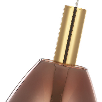 Светильник 15 см, 4W, 3000K, Crystal Lux GAUDI SP4W LED COPPER, золото-медь