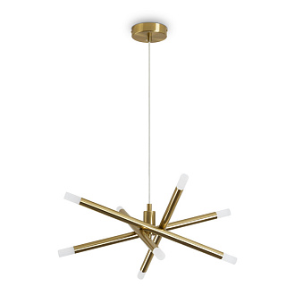 Светильник 58 см, 20W, 3000K, Freya Wands FR6130PL-L24B, латунь